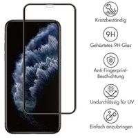 Accezz Full Cover Screen Protector aus gehärtetem Glas Apple iPhone 11 Pro / Xs / X