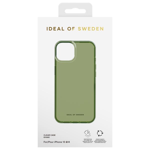 iDeal of Sweden Clear Case für das iPhone 14 - Khaki