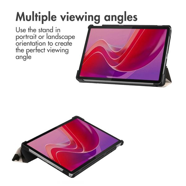 imoshion Design Trifold Klaphülle Lenovo Tab M11 - Leopard
