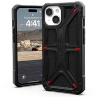 UAG Monarch Backcover für das iPhone 15 - Kevlar Black