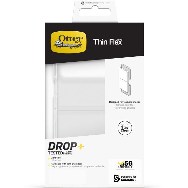 OtterBox Thin Flex Back Cover für das Samsung Galaxy Flip 4 - Transparent