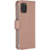 Accezz Wallet TPU Klapphülle Roségold für das iPhone 11 Pro