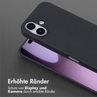 Selencia SilikonHülle mit abnehmbarem Band Apple iPhone 17 - Schwarz