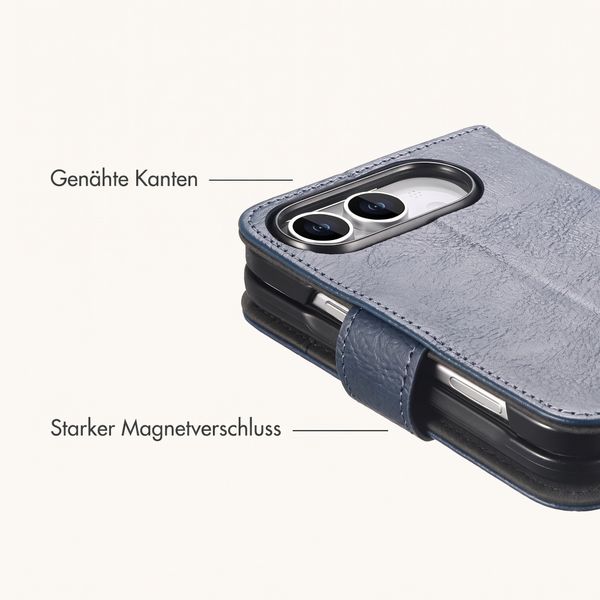imoshion Luxuriöse Klapphülle Apple iPhone Duo - Dunkelblau