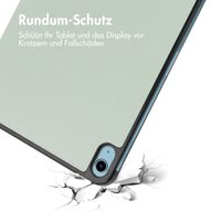 imoshion Trifold Klapphülle Apple iPad 11 (2025) 11 Zoll A16 / iPad 10 (2022) 10.9 Zoll - Hellgrün