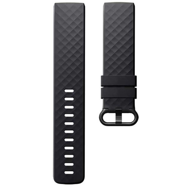 imoshion Silikonband für das  Fitbit Charge 3 / 4 - Schwarz