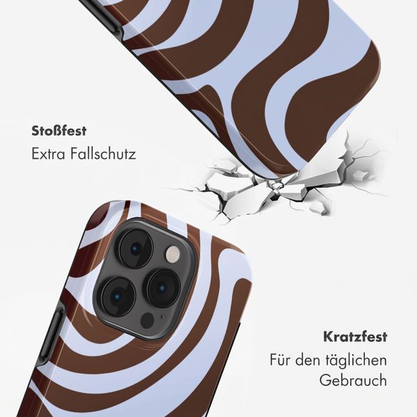 Selencia Vivid Back Cover Apple iPhone 14 Pro - Dream Swirl Chocolate