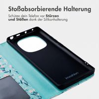 imoshion Design Klapphülle Xiaomi Redmi Note 14 Pro (4G) - Blue Flowers
