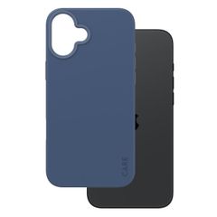 CARE by PanzerGlass Fashion Back Cover MagSafe für das iPhone 16 Plus - Blau