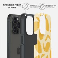 Burga Tough Back Cover für das Apple iPhone 15 Pro - Lemon Tart