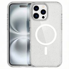imoshion Sparkle Back Cover mit MagSafe Apple iPhone 16 Pro Max - Glitzer Transparent