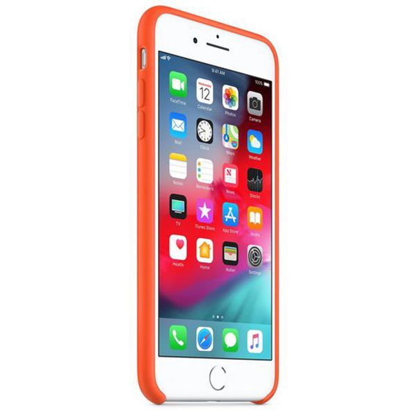 Apple Silikon-Case für das Apple iPhone 8 Plus / 7 Plus - Spicy Orange