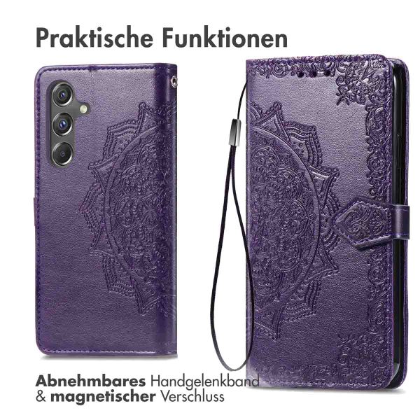 imoshion Mandala Klapphülle Samsung Galaxy A15 (5G/4G) - Violett