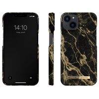 iDeal of Sweden Fashion Back Case für das iPhone 13 - Golden Smoke Marble