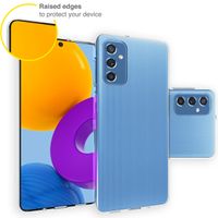 Accezz TPU Clear Cover für das Samsung Galaxy M52 - Transparent