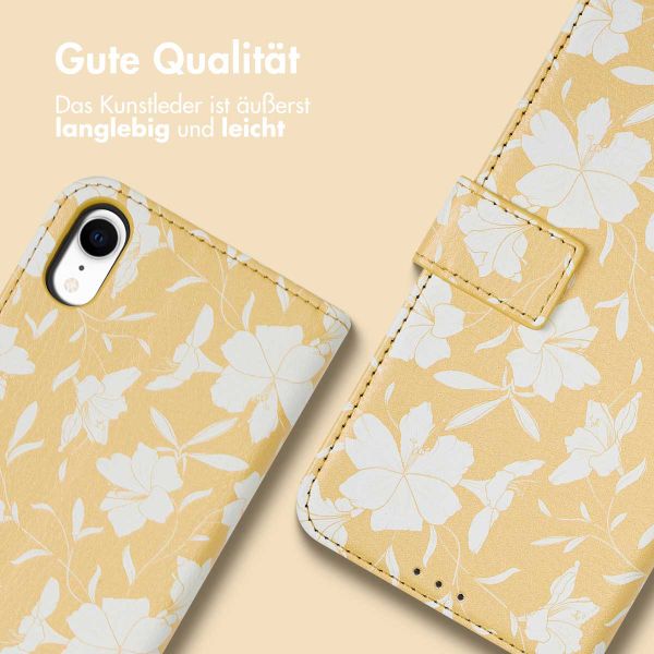 imoshion Design Klapphülle Apple iPhone Xr - Yellow Flowers