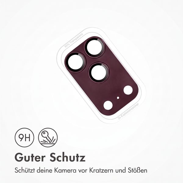 imoshion Kameraschutz Glas 2er-Pack Apple iPhone 18 Pro / 17 Pro - Plum