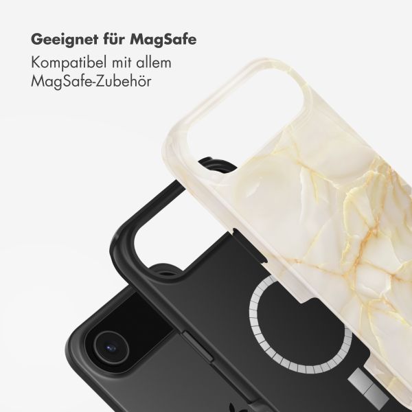 Selencia Vivid Rückabdeckung mit MagSafe Apple iPhone Air - Golden Beige Marble