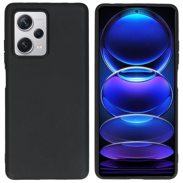 imoshion Color TPU Hülle für das Xiaomi Redmi Note 12 Pro Plus - Schwarz