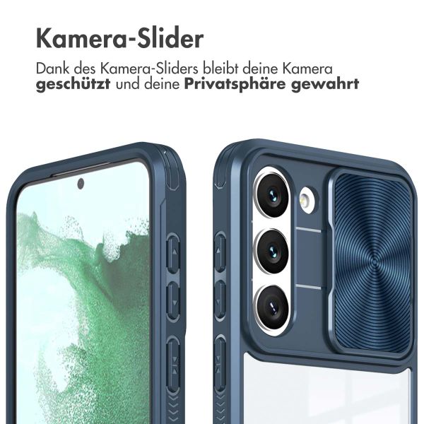 imoshion Back Cover mit Kameraschieber für das Samsung Galaxy S23 - Dunkelblau