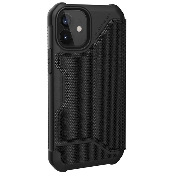 UAG Metropolis Klapphülle iPhone 12 Mini - Kevlar Black