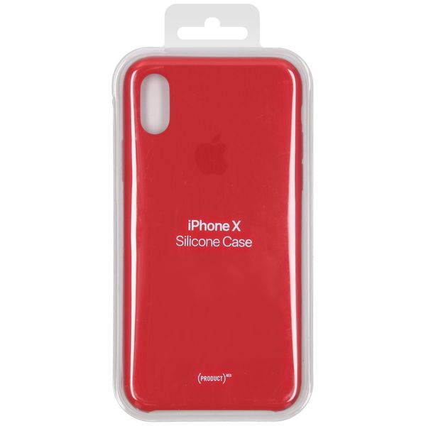 Apple Silikon-Case Rot für das Apple iPhone X