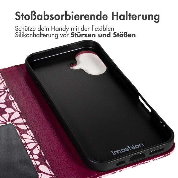 imoshion Design Klapphülle Apple iPhone 16 - Bloom Love Blush