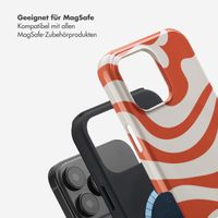 Selencia Vivid Rückabdeckung mit MagSafe Apple iPhone 16 Pro Max - Dream Swirl Orange
