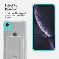 imoshion Soft Case Back Cover mit Kartenhalter für das iPhone Xr - Transparent