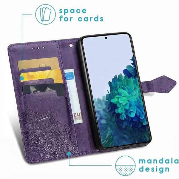 imoshion Mandala Klapphülle Samsung Galaxy S22 - Violett