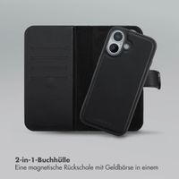 Selencia Olyn Abnehmbare Bookcase mit MagSafe Apple iPhone 17 - Schwarz