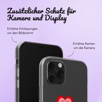 Personalisierte Hülle mit Herz iPhone 11 - Transparent