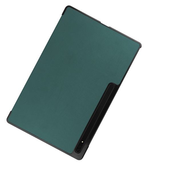 imoshion Trifold Klapphülle Galaxy Tab S8 Ultra - Dunkelgrün