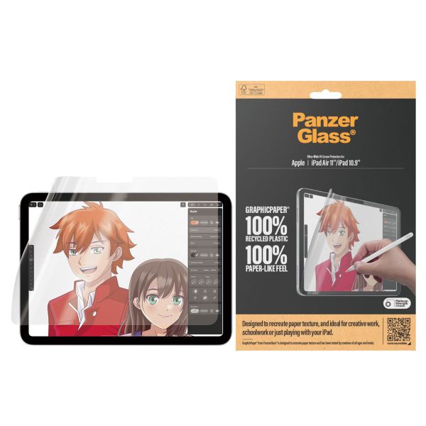 PanzerGlass GraphicPaper Ultra-Wide Fit Displayschutz für das iPad Air 11 Zoll (2024) M2 / iPad 10 (2022) 10.9 Zoll