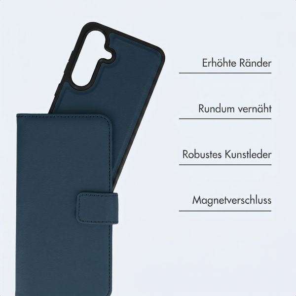 imoshion Herausnehmbare 2-in-1 Luxus-Bookcase Samsung Galaxy A17 (5G) / (4G) - Blau