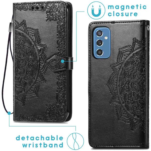 imoshion Mandala Klapphülle Samsung Galaxy M52 - Schwarz
