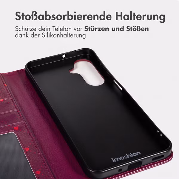 imoshion Design Klapphülle Samsung Galaxy A17 (5G) / (4G) - Crush Check Coral Dust