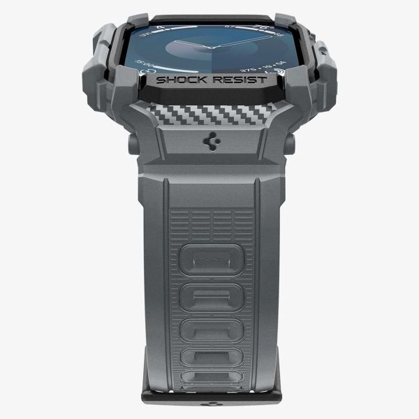 Spigen Rugged Armor™ Pro Case für Apple Watch Series 10 / 11 - 46 mm - Dark Gray