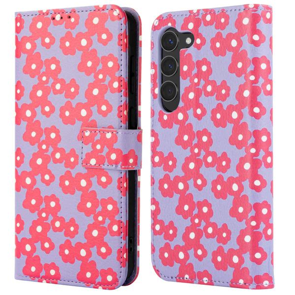 imoshion Design Klapphülle Samsung Galaxy S23 - Dusty Rose Blossoms