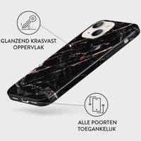 Burga Tough Back Cover für das iPhone 14 - Rose Gold Marble