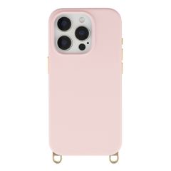 Selencia Rivièra Backcover mit MagSafe mit abnehmbaren Haken Apple iPhone 15 Pro - Sorbet Pink