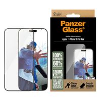 PanzerGlass Ultra-Wide Fit Antibakterieller Displayschutz für das Apple iPhone 16 Pro Max