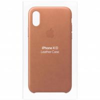 Apple Leder-Case Braun für das Apple iPhone Xs