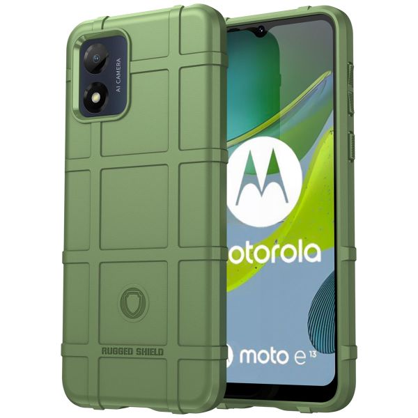 imoshion Rugged Shield Backcover für das Motorola Moto E13 - Grün