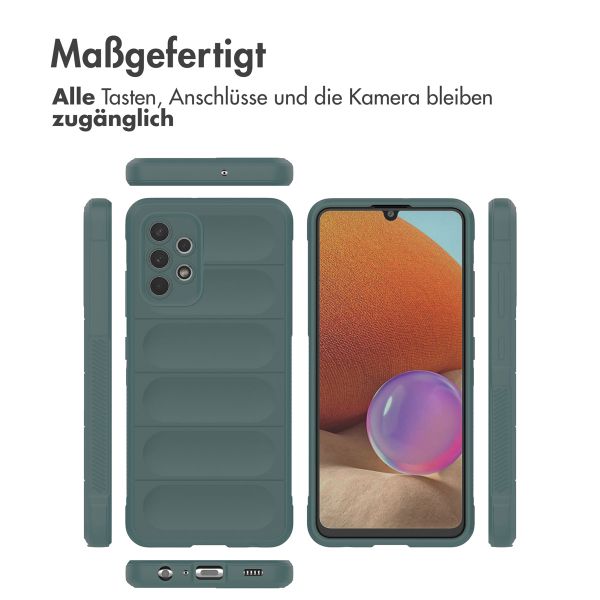 imoshion EasyGrip Back Cover für das Samsung Galaxy A32 (4G) - Dunkelgrün