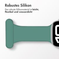 imoshion Pflegekräfte Silikonarmband für das  Apple Watch Series 1 t/m 9 / SE (38/40/41 mm) | Series 10 / 11 (42 mm) - Grün