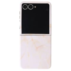 Selencia Vivid Rückabdeckung mit MagSafe Samsung Galaxy Z Flip 8 - Golden Beige Marble