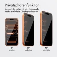 Accezz Sichtschutz-Schutzglas mit Applikator Apple iPhone 17 Pro Max