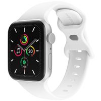 imoshion Silikonband⁺ für die Apple Watch Series 1 bis 10 / SE / Ultra (2) (44/45/46/49 mm) - White - Größe M/L