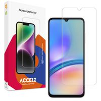 Accezz Screen Protector aus gehärtetem Glas für das Samsung Galaxy A05s - Transparent